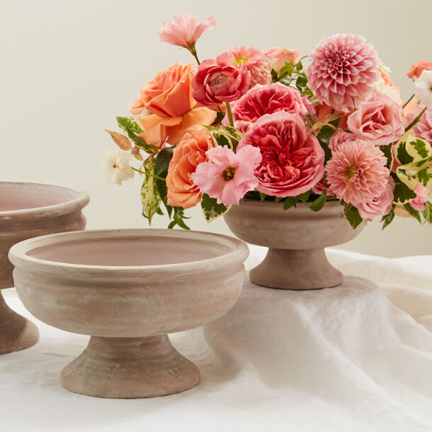 Fleur Handmade Ceramic Compote Vase
