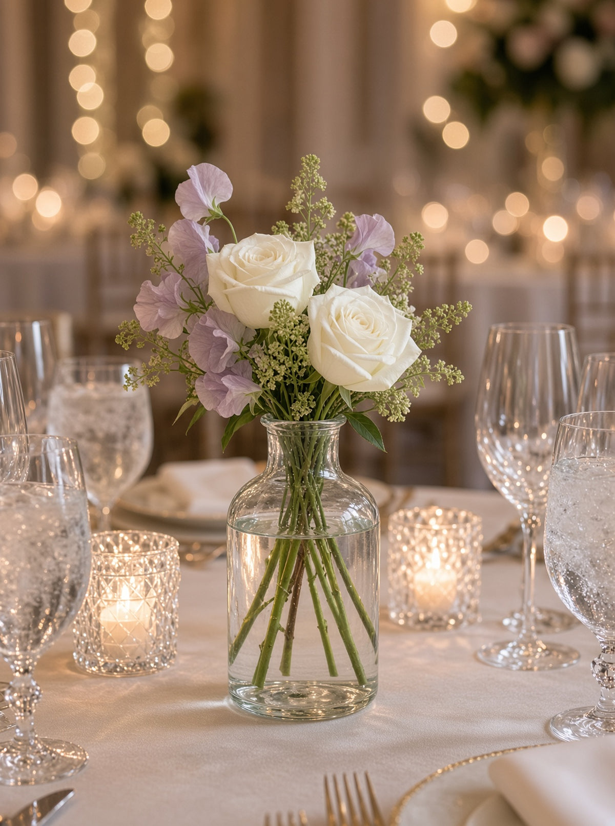 Greta Clear Glass Bud Vase Set (SET OF 3)