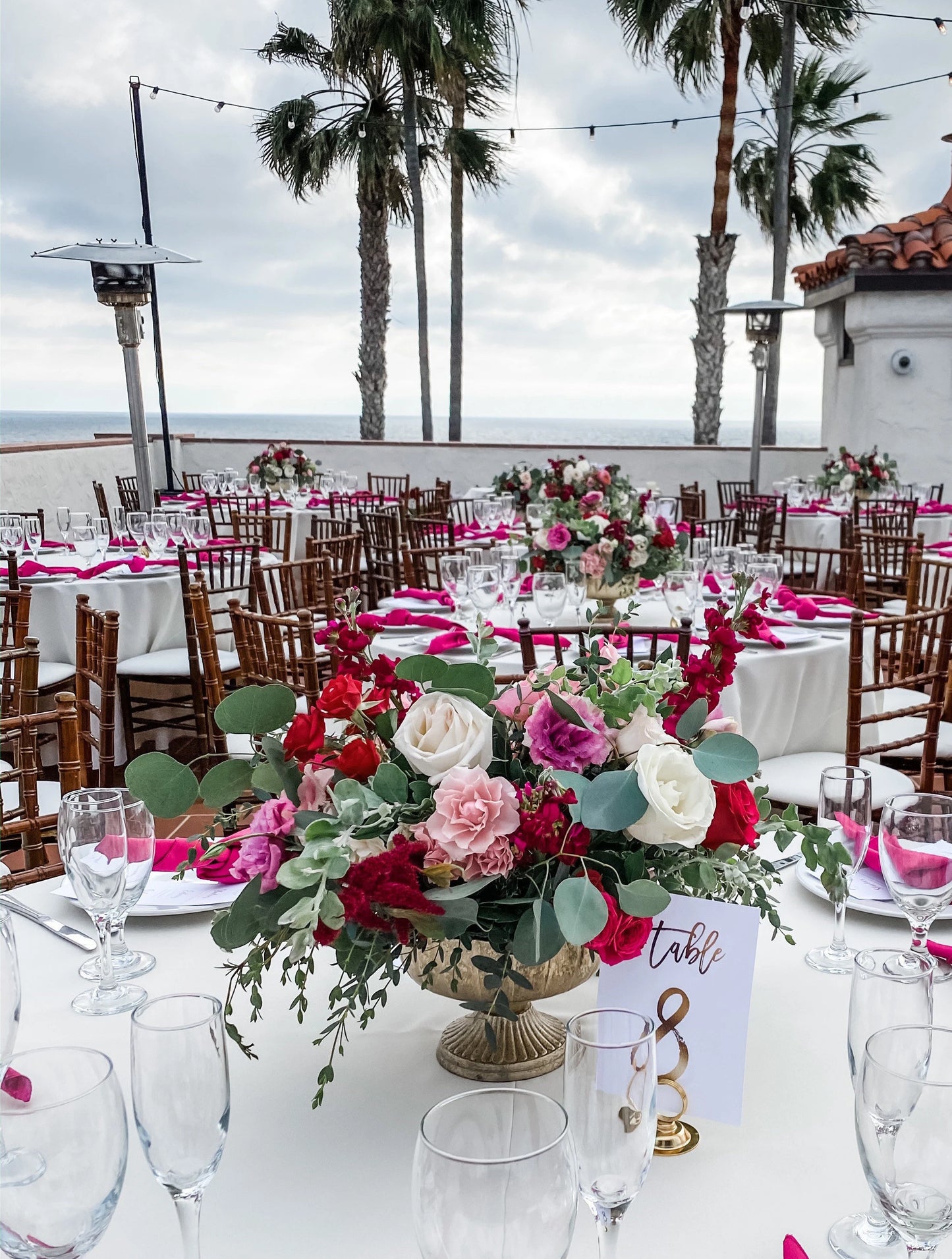 Gold Metal Wedding Pedestal Centerpiece Compote
