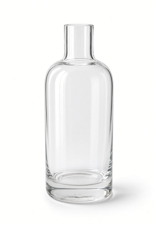 Bliss Tall Clear Glass Apothecary Bottle Bud Vase