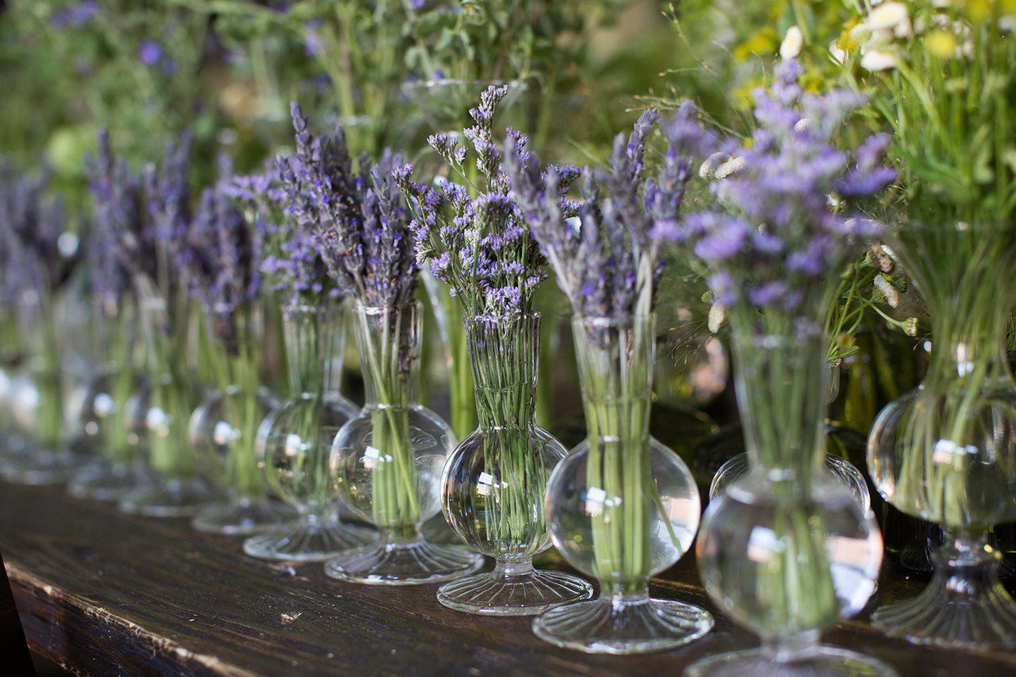 Boutique (Set of 4) Clear Glass Bud Vase