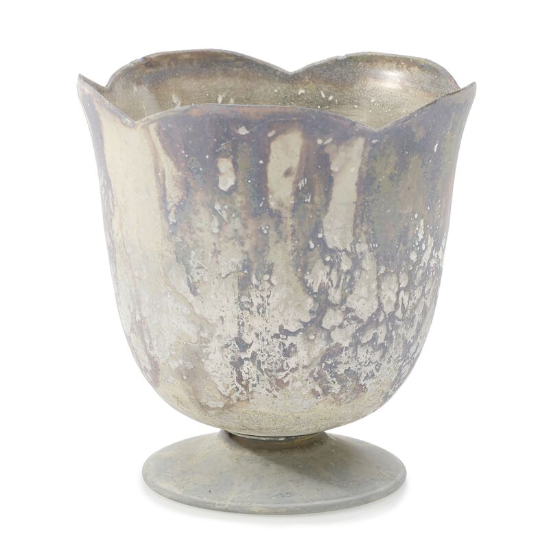 Caleta Rustic Antique Glass Vase