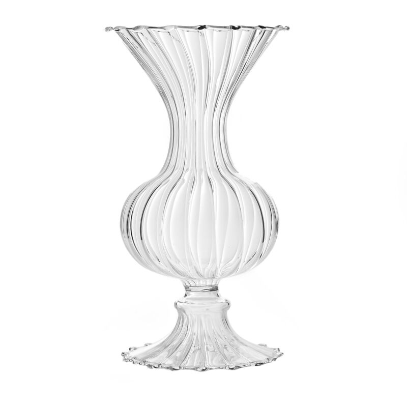 Chic Handmade (Set of 4) Clear Glass Bud Vase