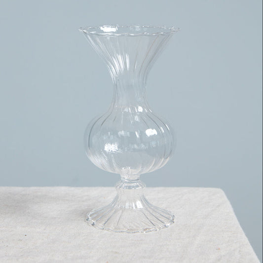 Chic Handmade (Set of 4) Clear Glass Bud Vase