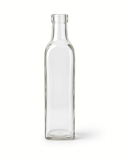 Cleo Tall Clear Glass Bottle Bud Vase Set (SET OF 3)