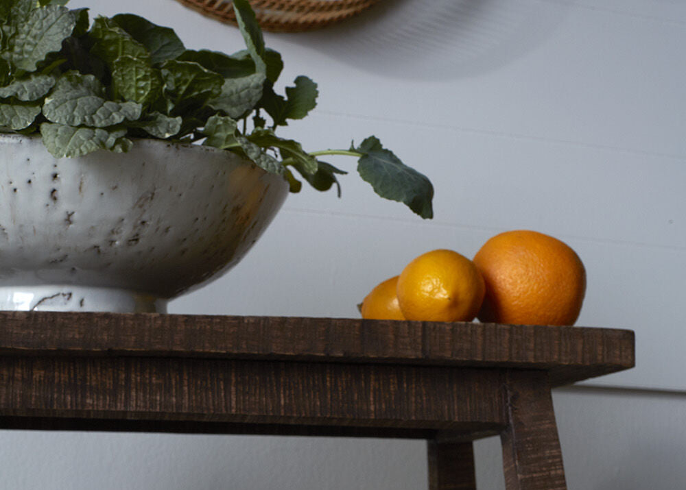Davina Large White Ceramic Low Compote Bowl