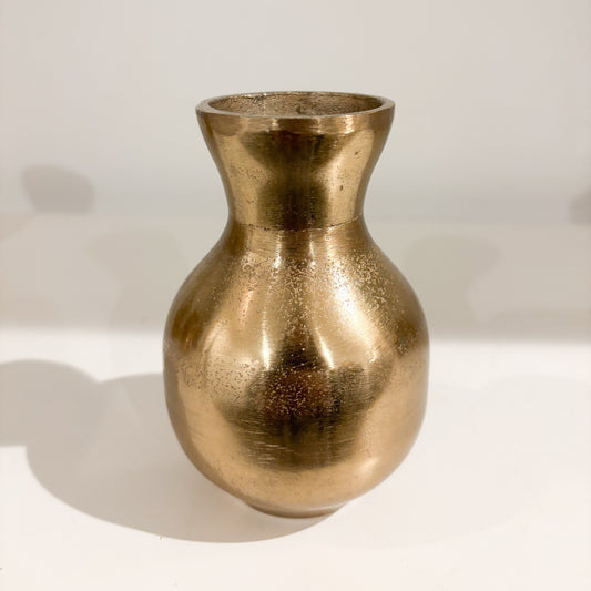 Evora Unique Gold Metal Bud Vase Set (Set of 4)