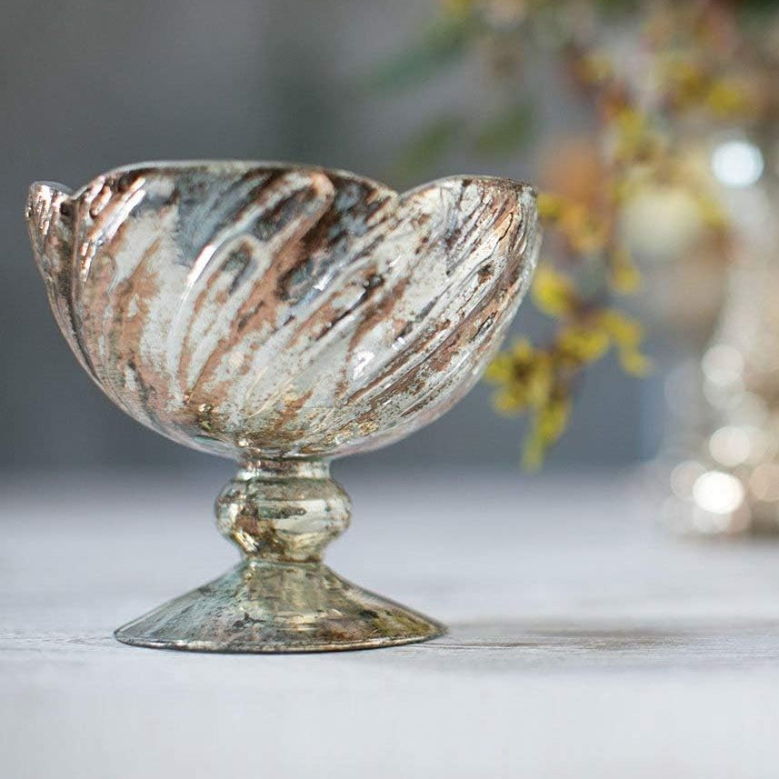 Fairytale Glass Compote Vase Bowl