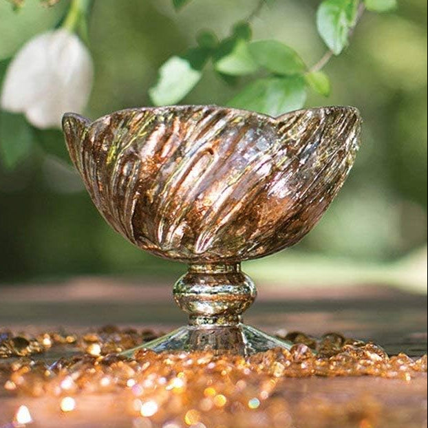 Fairytale Glass Compote Vase Bowl