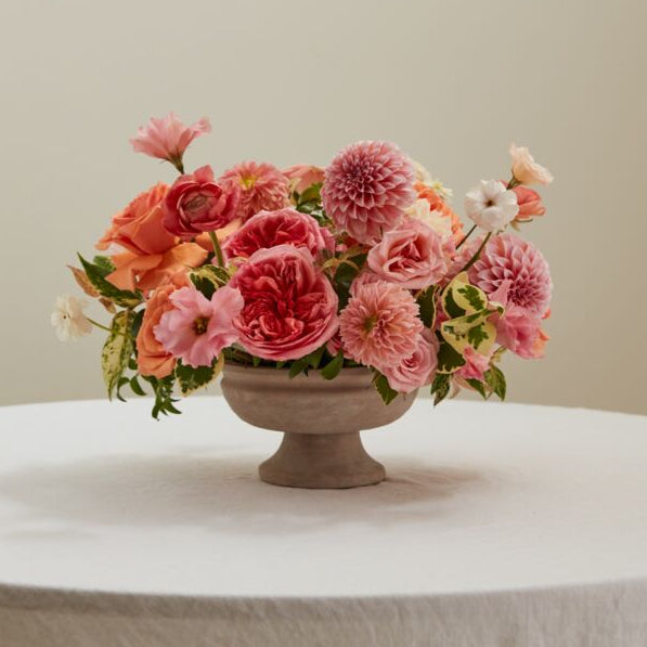 Fleur Handmade Ceramic Compote Vase
