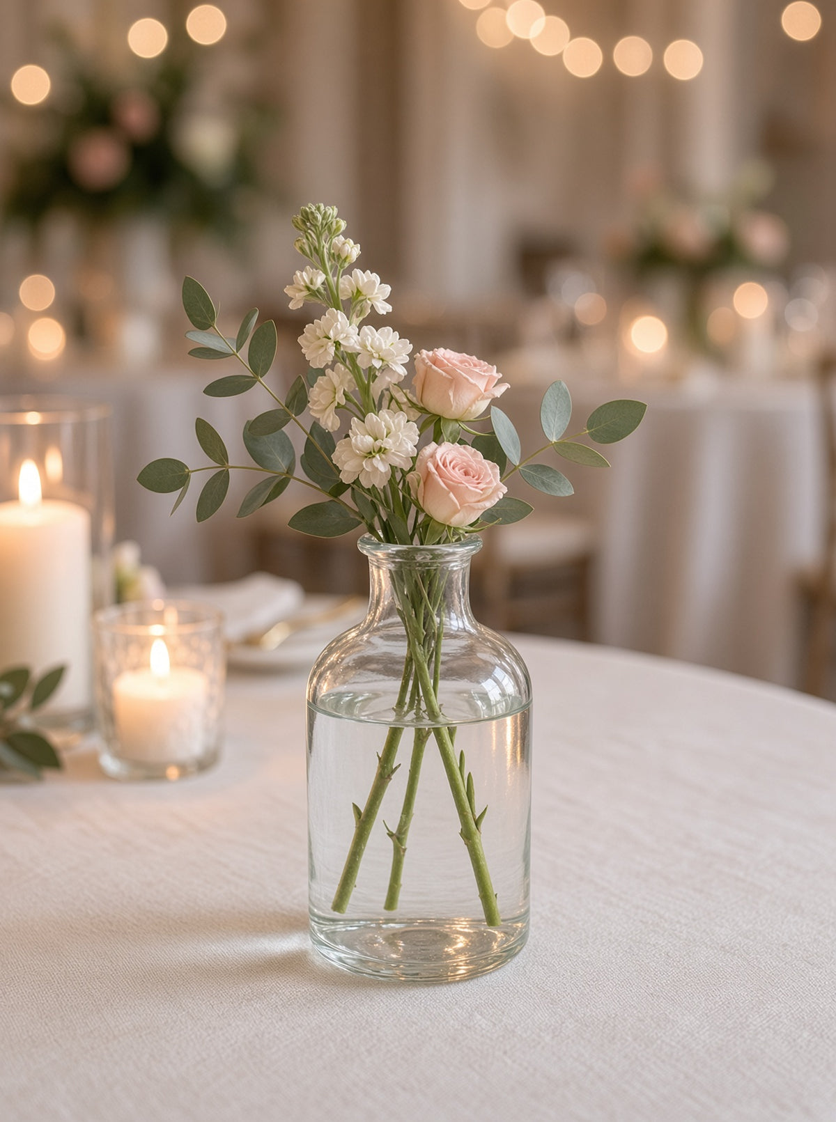 Greta Clear Glass Bud Vase Set (SET OF 3)