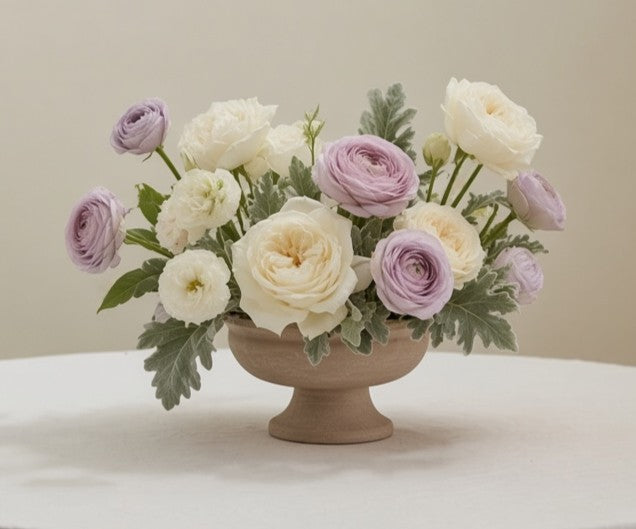 Fleur Handmade Ceramic Compote Vase