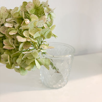 Lumina Handcrafted Clear Crystal Glass Vase