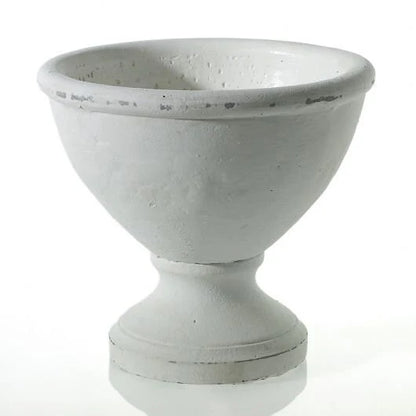 Nova Handmade White Ceramic Compote Vase