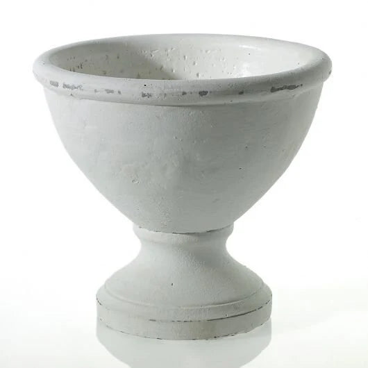 Nova Handmade White Ceramic Compote Vase