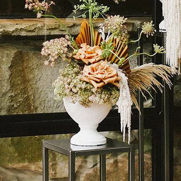 Nova Handmade White Ceramic Compote Vase