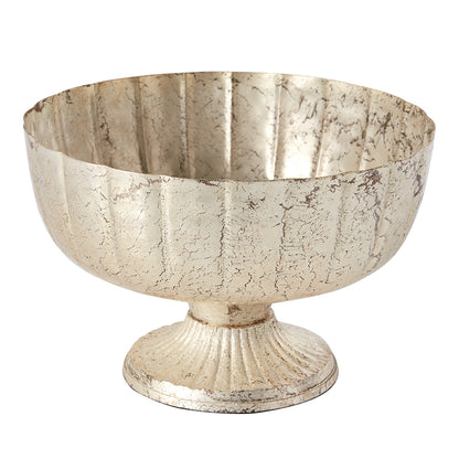 Novara Handmade Metal Compote Vase Vessel