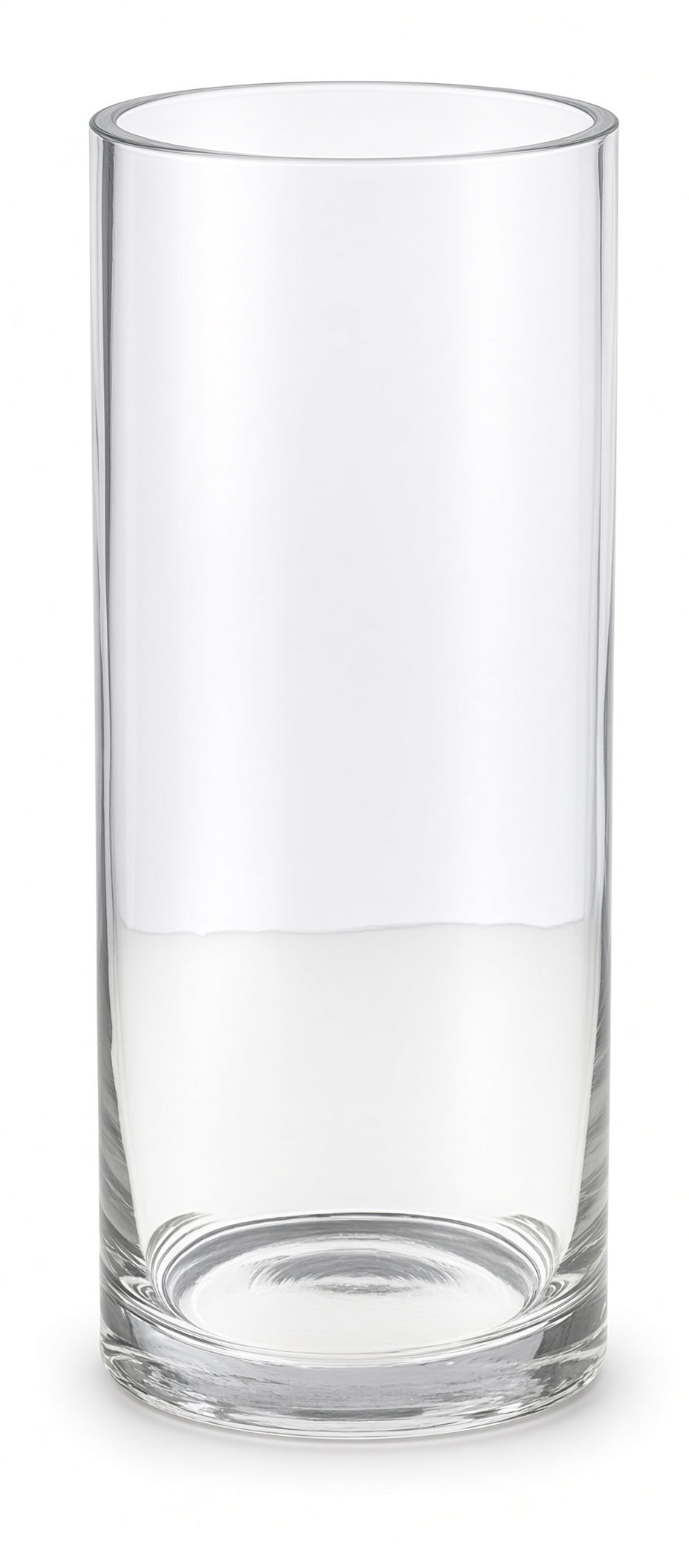 Odella Tall Clear Glass Large Cylinder Vase