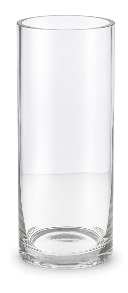 Odella Tall Clear Glass Large Cylinder Vase