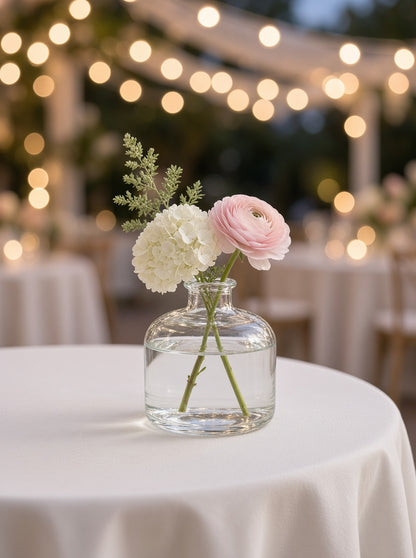 Posey Clear Glass Bud Vase Bottle Set (SET OF 3)