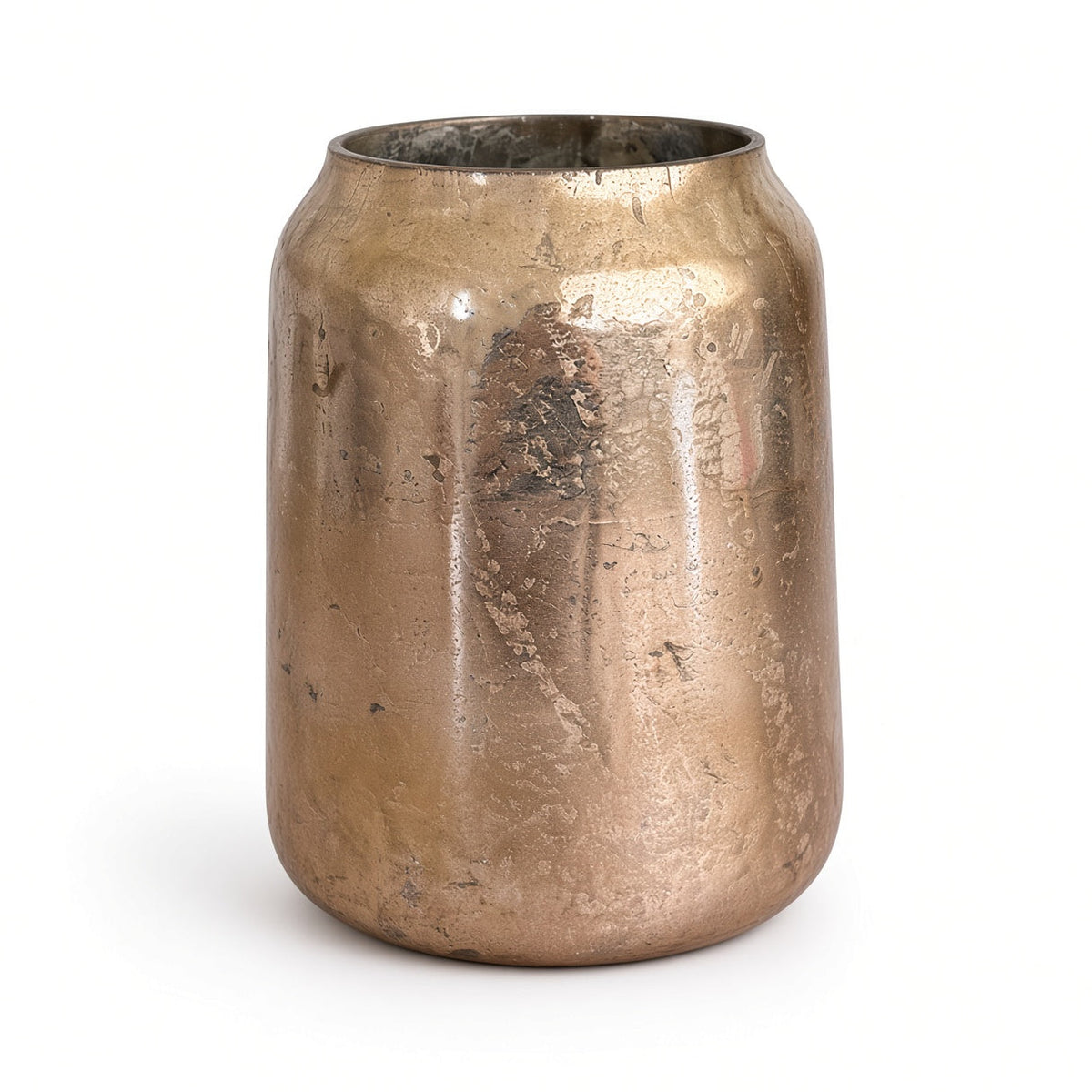 Rosalie Metallic Rose Gold Mercury Glass Urn Vase & Pitcher
