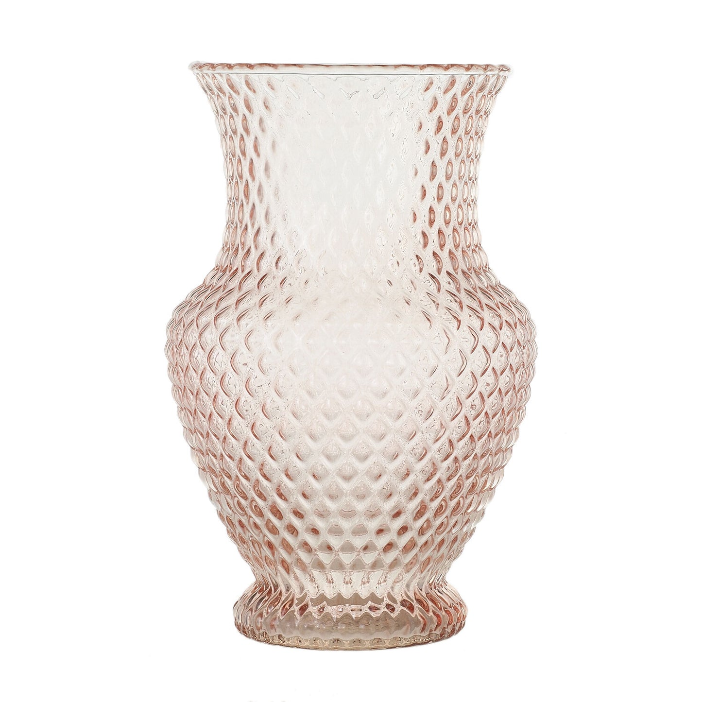 Rosehill Handcrafted Pink Glass Vase