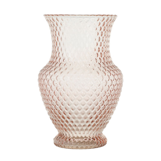 Rosehill Handcrafted Pink Glass Vase