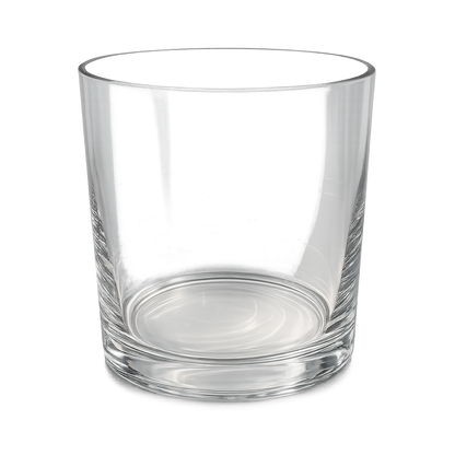 Solara Handcrafted Clear Cylinder Glass Vase
