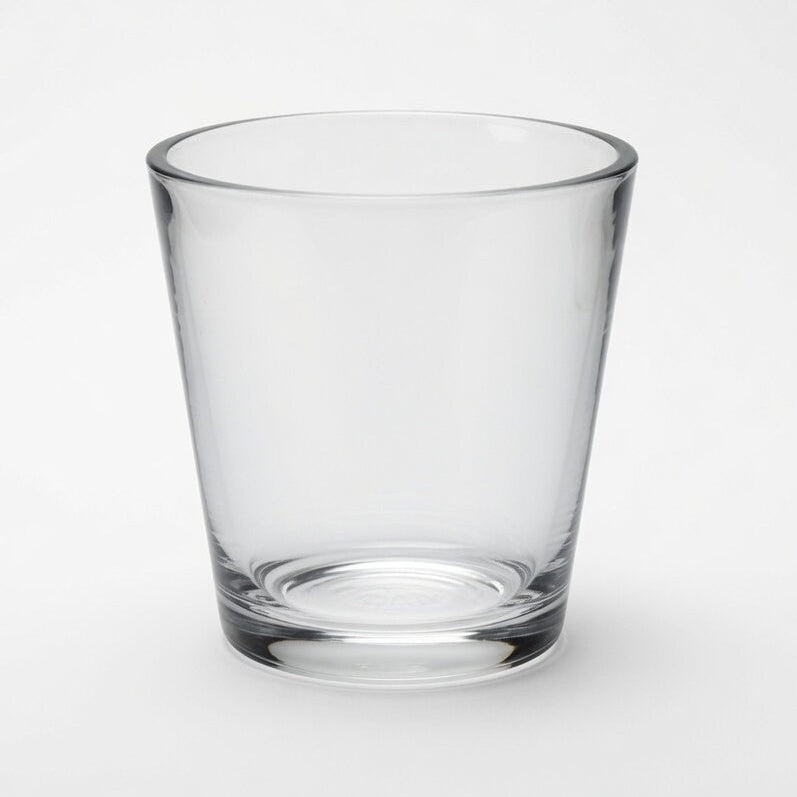 Susie Large Clear Glass Bucket Vase